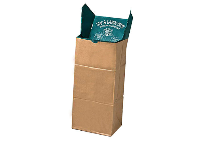 Ecoの友好的な20ミクロンのペーパー台所ごみ袋のごみ収集のクラフト紙袋