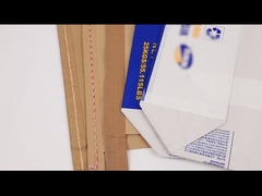 二重ステッチされたブラウン クラフト紙袋の高い引張強さの強い負荷軸受け