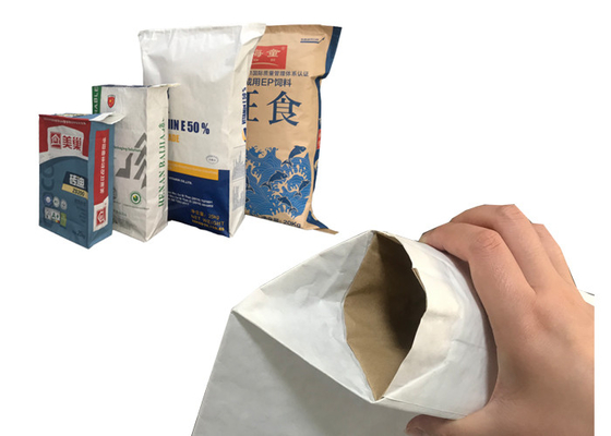 粘土粒状の吸収剤によって貼られる弁のMultiwallの紙袋15kg 20kg 25kg