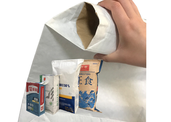 20kgはあなた自身のロゴのタイルの接着剤のための弁のMultiwallの紙袋を貼った