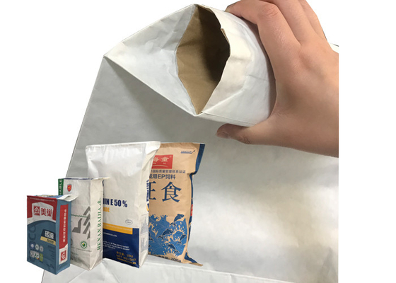 弁のMultiwallの化学貼られた紙袋注文の印刷された15kg 20kg