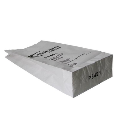 20kg 25kgの耐久性3Layersは紙袋の台形のポケット入り口をヒート シールした
