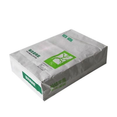 白い貼られた弁のMultiwallの紙袋の米小麦粉袋25kg 50kg Flexoの印刷