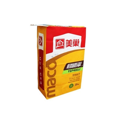 CMYK色によって貼られる弁のMultiwallの紙袋50kgクラフト紙のセメント袋