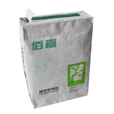 Eco友好的な貼られた弁のMultiwallの紙袋は粉乳のために防水する