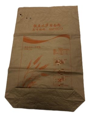 パーソナライズされたロゴの小麦粉用紙袋