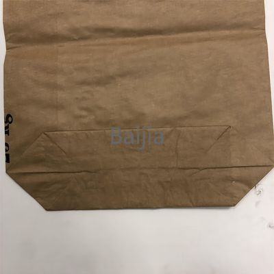 Pasted Valve Multiwall Paper Bags with 10kg to 50kg Capacity Made from Multilayer Food Grade Kraft Paper for Enhanced Tear Resistance