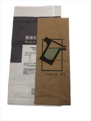 工業用クラフト紙袋 白色または茶色で 包装粉末と粒子を用いる