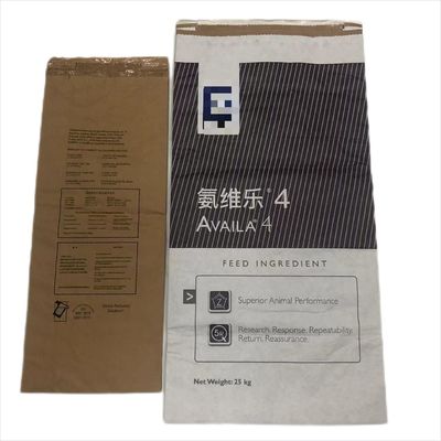 工業用クラフト紙袋 白色または茶色で 包装粉末と粒子を用いる