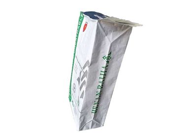 食品等級の白いクラフトの紙袋のよい安定性の正方形の底多層紙袋