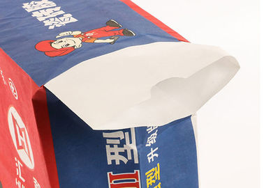 構造の平底の紙袋のセメント運ぶこと容易なペーパー包装袋の非スリップ