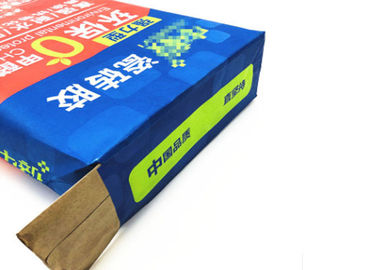 セメント2つの層は弁の紙袋のマルチウォールクラフト紙袋の平底のカスタマイズされるプラスチック タイル袋を袋に入れます