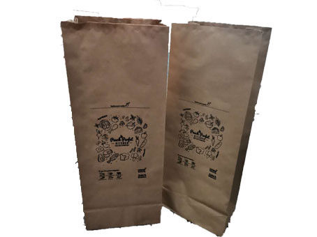 4つの層の再生利用できるCompostable Multiwallの紙袋