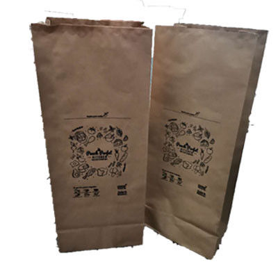 50kg 60gsm Moistureproof貼られた弁のMultiwallの芝生の紙袋