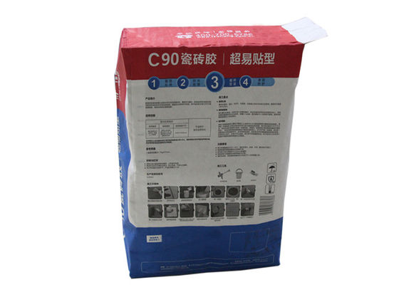 20KG 25KGは弁のMultiwallクラフトの紙袋の化学工業のセメント乳鉢を貼った