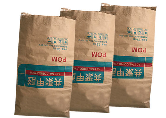10kg 20kgによって縫われる開いた口のMultiwallの紙袋のFlexoの印刷物