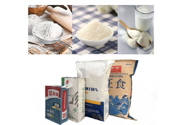 10kg 15kg 25kg 50kg Multiwallクラフトの紙袋は包装袋を粉乳ために粉にする