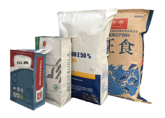 食品等級の粉材料のためのロゴによってカスタマイズされるブラウンの技術の紙袋
