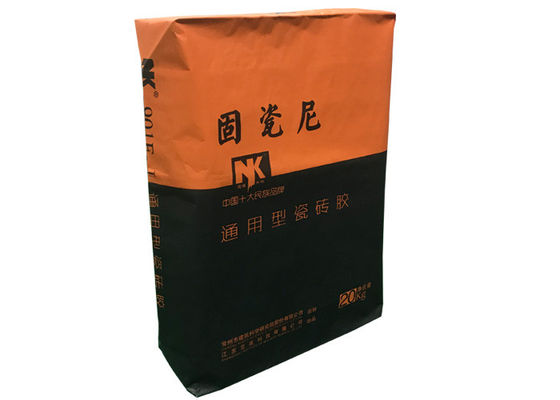 20kg 25kg 40kg 50kg乾燥した乳鉢のセメント袋のMultiwallの紙袋は付着力弁袋プラスター乳鉢のパテの粉をタイルを張る