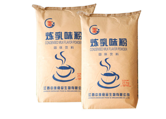 茶粉のココヤシの粉ミルクはMultiwallのペーパー袋食品等級を粉にする
