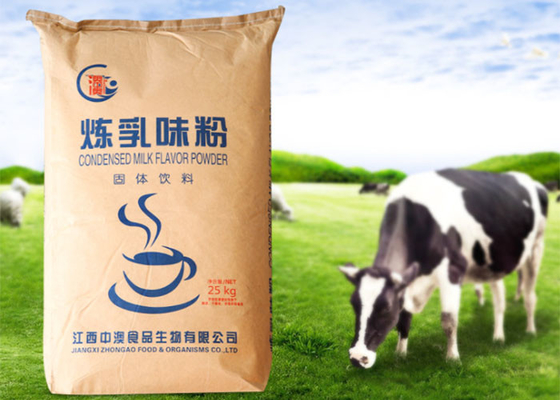 茶粉のココヤシの粉ミルクはMultiwallのペーパー袋食品等級を粉にする