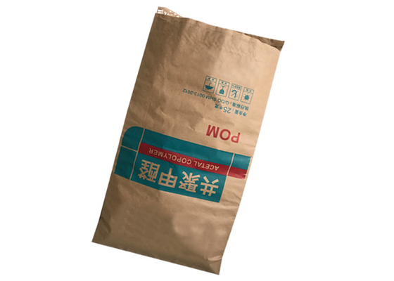 白いブラウンの食品等級Multiwallゼラチンの包装のためのヒート シールされた袋をクラフト紙