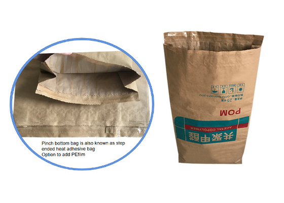 20kg 25kgは弁のMultiwallの紙袋を粉にする澱粉の粉乳を貼った