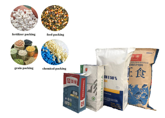 食品等級25kg 50kgは弁のMultiwallの紙袋の澱粉のマルトースの粉を貼った